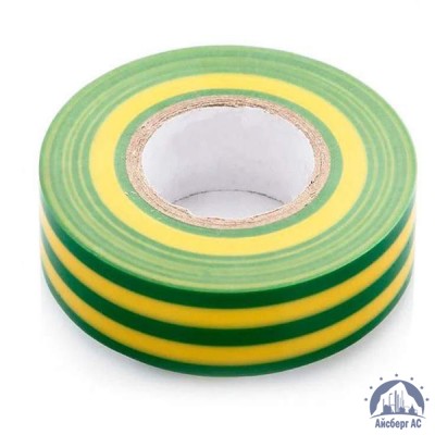 Лента изоляционная ПВХ (Авалон) 15 мм жёлто-зелёная купить в Архангельске