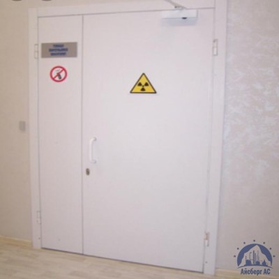 Рентгенозащитная алюминиевая дверь 1070х2080-1 мм купить в Архангельске